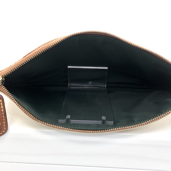 Dooney & Bourke || AWL Slim Zip Top Pouch || 🦆VINTAGE - Picture 4 of 13